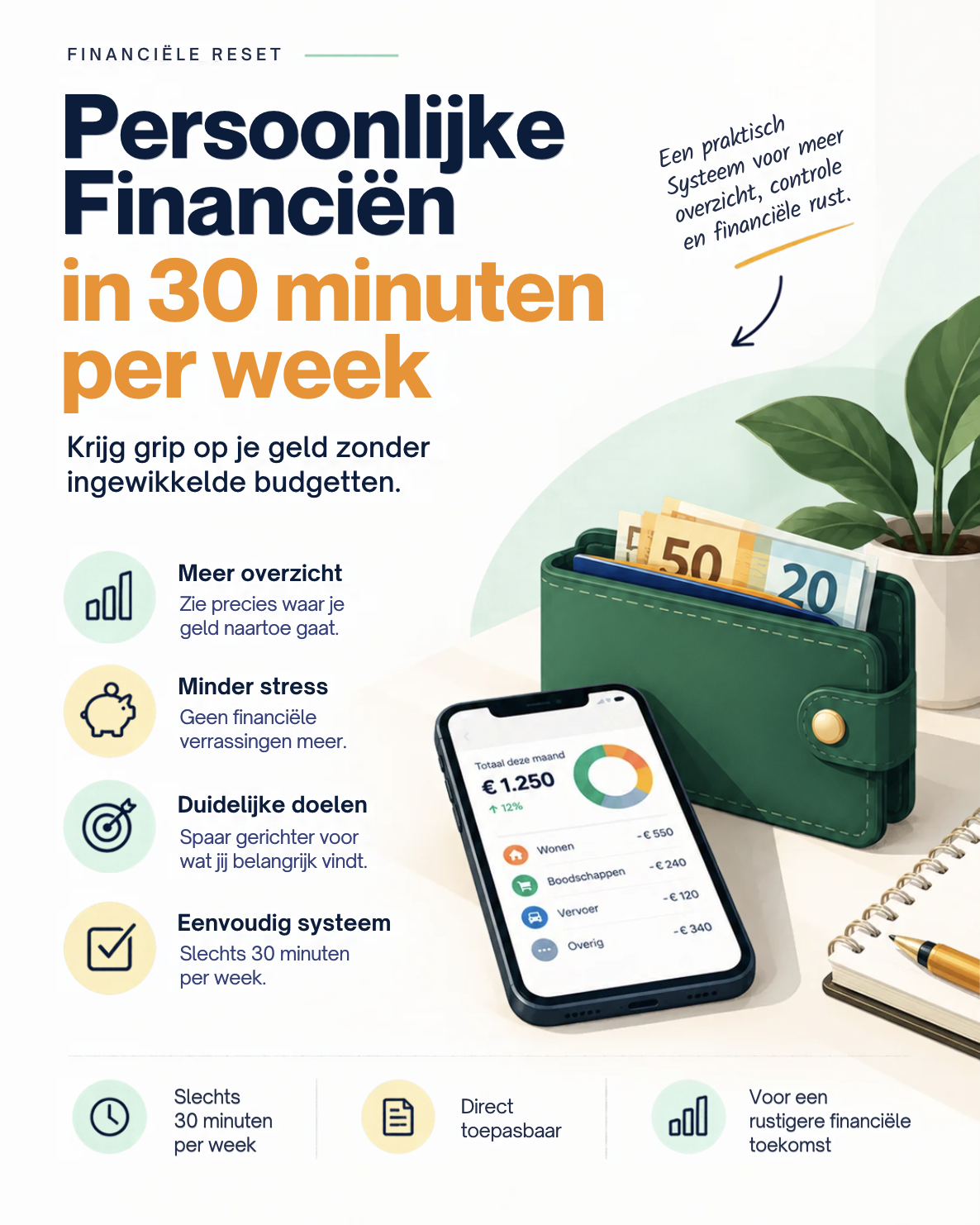 De cover van Persoonlijke Financiën in 30 minuten per week